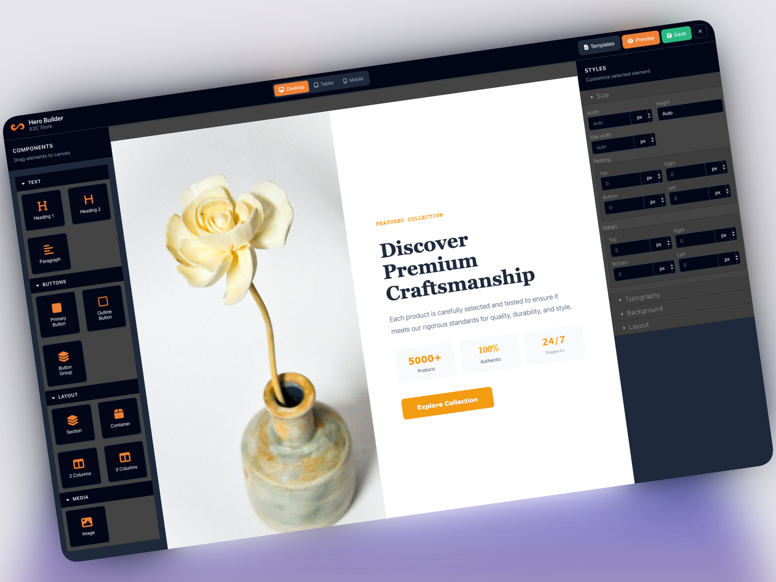 Unleash Your Store’s Potential with E2C’s New Hero Builder!