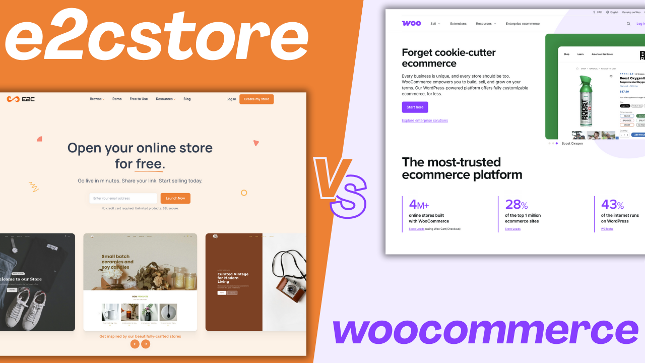 Why You Don’t Need a Tech Degree to Sell Online: E2C Store vs. WooCommerce